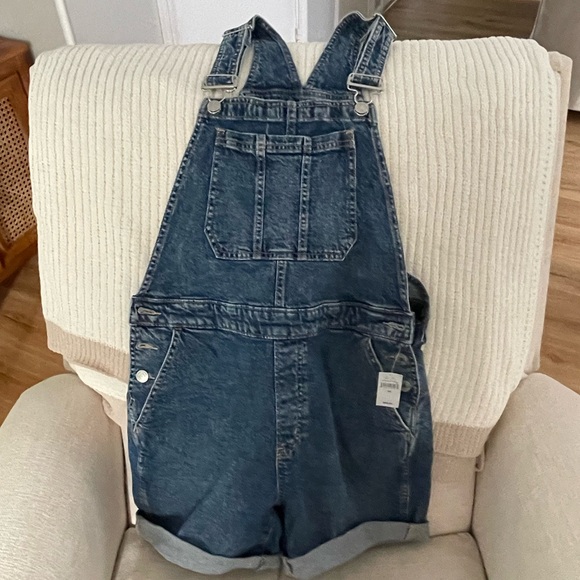 GAP Blue Denim Overalls - Picture 1 of 2